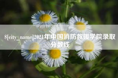 中国香港2021年中国消防救援学院录取分数线
