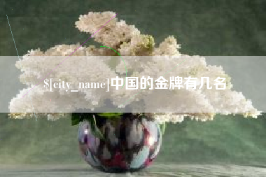 中国香港中国的金牌有几名