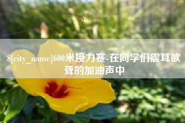 中国香港600米接力赛-在同学们震耳欲聋的加油声中