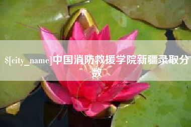 中国香港中国消防救援学院新疆录取分数