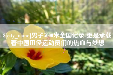 中国香港男子5000米全国记录-更是承载着中国田径运动员们的热血与梦想