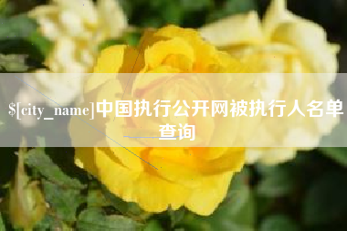 中国香港中国执行公开网被执行人名单查询