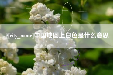 中国香港中国地图上白色是什么意思