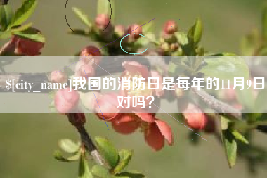 中国香港我国的消防日是每年的11月9日对吗？