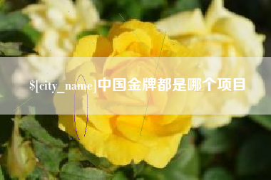 中国香港中国金牌都是哪个项目