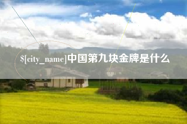 中国香港中国第九块金牌是什么
