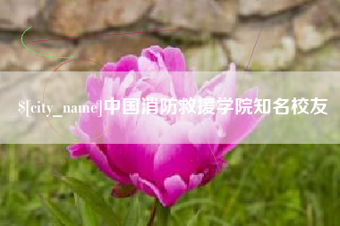 中国香港中国消防救援学院知名校友