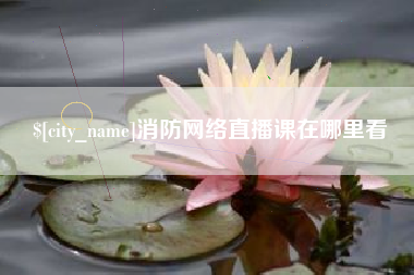 中国香港消防网络直播课在哪里看