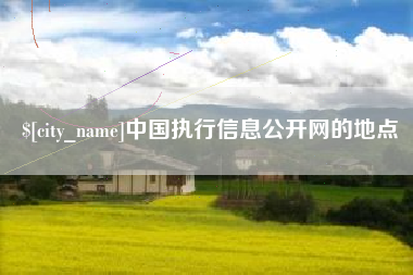 中国香港中国执行信息公开网的地点