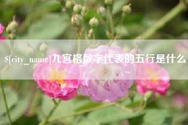 中国香港九宫格数字代表的五行是什么