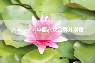 中国香港中国六块金牌分别是